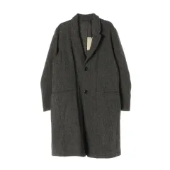 LEMAIRE ルメール ウール100% グレー オーバーサイズ ロング シングル コート (新品)のサムネイル