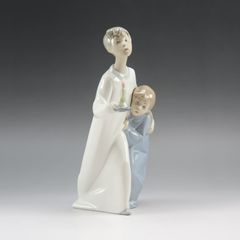 希少品 Bing & Grøndahl 母と子（作品番号1642）工芸品置物 - メルカリ
