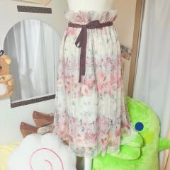 axes femme 小花×レースパッチワーク クリーム - メルカリ