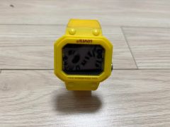 レア中古動品◇D400◇シチズン インディペンデント 1481010 LED◇黄