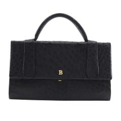 BALLY オーストリッチ ハンドバッグ - メルカリ