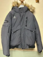 カッパ Kappa グレー ショートダウン ジャケット アウター 100-105のサムネイル