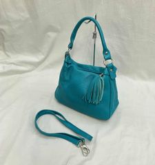 美品 DIESEL 2wayターコイズ ターンロック バッグ y2k ミラー付き 