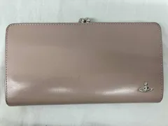 vivienne westwood ヴィヴィアンウエストウッド　長財布 がま口　レザー　小銭入れあり　ピンク系