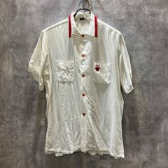 LANEMATE ヴィンテージ ボーリングシャツ 企業ロゴデザイン刺繍 - メルカリ