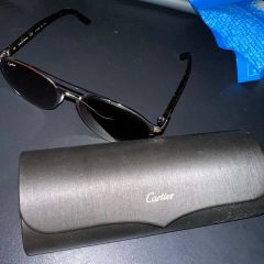 美品/希少】Cartier カルティエ サングラス CT0014S ブラック - メルカリ
