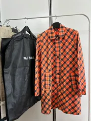RAF SIMONS ラフ シモンズ クロス CHECK 화섬 コートのサムネイル