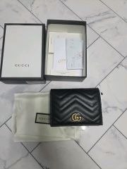 美品❣️ 大特価 GUCCI 折り畳み 財布 グッチ ミニウォレット 黒 財布