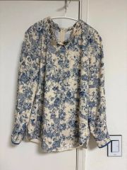 Acne 花柄リブ編みハイネックセーター アクネ - メルカリ