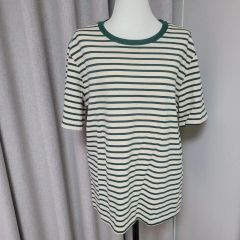 ミッソーニ 半袖Tシャツ 緑 白 ボーダー柄 MISSONI - メルカリ