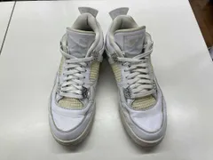 NIKEスニーカー 'AIR JORDAN 4 RETRO' 28cm 308497-100 ホワイト系 ナイキ