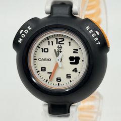 CASIO サ時計 SAN-100H-7BJR ホワイト オレンジ 新品 - メルカリ