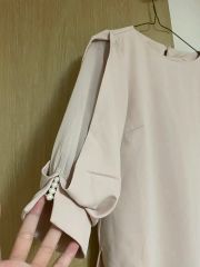 sumi様 IENA コットンボイルレースブラウス 黒 刺繍 フリル袖 インド綿 