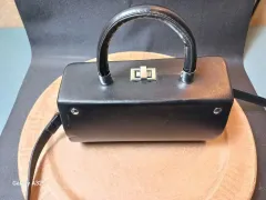 ブラック トップス ハンドル ショルダーバッグ