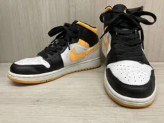 NIKE AIR JODAN 1 MID CV5270-107 エアジョーダン1 ミッド24cm ホワイト、イエロー、ブラック