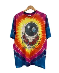 バンド band 90s 90年代 Grateful Dead グレイトフル・デッド Space Your Face LIQUID BLUE リキッドブルー バンT タイダイ  Tシャツ プリント マルチカラー Lサイズ 104MT-3081