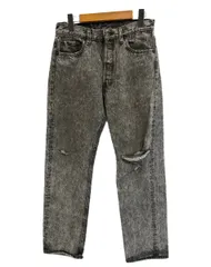 リーバイス Levi's 90’s chemical denim pants ケミカルウォッシュ ブラック デニム ボタン裏 524 黒  501-0686 デニム ブラック W30 L30 101MB-957のサムネイル