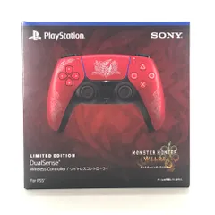 ◎SONY 周辺機器 ワイヤレスコントローラー DualSense ”モンスターハンターワイルズ” リミテッドエディション 未開封品