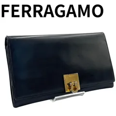 Ferragamo フェラガモ ガンチーニ レザー 長財布のサムネイル