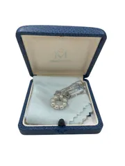 【管理番号-P】MIKIMOTO ミキモト リーフネックレス ベビーパール SV 中古 現状品のサムネイル