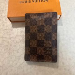 LOUIS VUITTON ダミエ 黒 オーガナイザー ラウンド 財布 トラベル