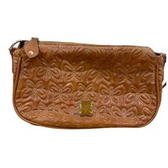 ANNA SUI Shoulder Bag, Leather, Brown