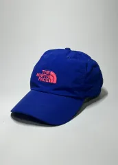 THE NORTH FACE ザノースフェイス ナイロン ブルー/ピンク キャンプキャップ 帽子 ベースボールキャップ