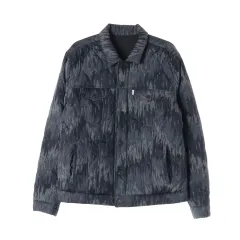 リーバイス カモフラージュ リバーシブル キルティング トラッカー ジャケット ダウン M