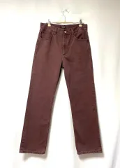 マッシモ ドゥッティ レディース ハイウエスト ストレートフィット デニムパンツ 30のサムネイル