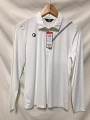MOONSHOT #FR2GOLF ストライプホワイトポロシャツ XL - メルカリ
