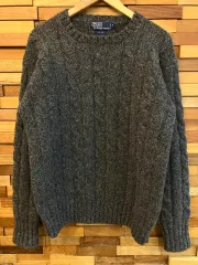 POLO Ralph Lauren ラルフローレン - 90s ケーブル ヘビーウール セーター