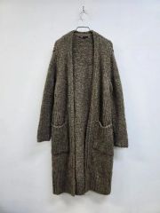 ネイチャーズ ケーブル チュニック Vネック長袖 S-M 茶 ヤク - メルカリ