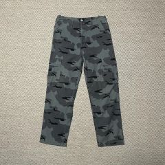 希少W34 Carhartt カモフラ ダブルニーパンツ コムドットひゅうが着用