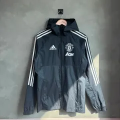 adidas マンチェスター・ユナイテッドFC ウィンドブレーカー グレー ブラック