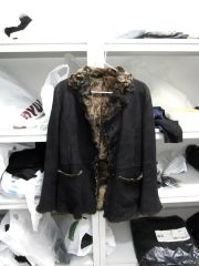 リアルファー】ウィーゼル毛皮ジャケット黒&豹柄リバーシブル - メルカリ