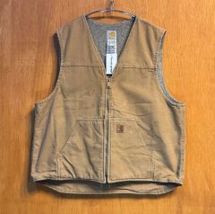 Carhartt USA製 ダックベスト 鬼フェード XLブラウン - メルカリ