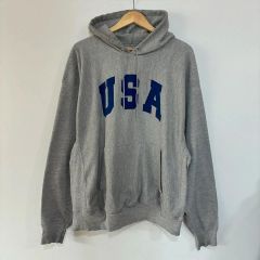 チャンピオン 40s スウェット ポロシャツ デカランタグ ループカラー L
