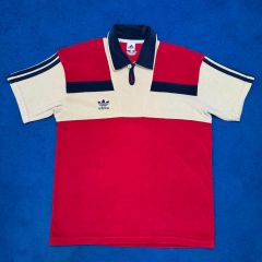 old adidas アディダス【希少】ATP ポロシャツ／デサント製／Mサイズ 