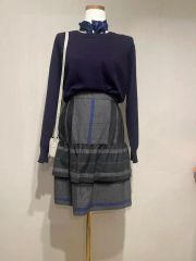 ⭐︎sacai ⭐︎チェック柄プリーツドッキングニット size1 - メルカリ