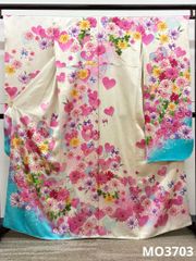 ブランド振袖 ISABELLA 金彩 銀通し 刺繍 身丈162cm 撥水加工済 - メルカリ