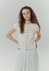 elu Aurora blouse 2Way - tweed beige - メルカリ