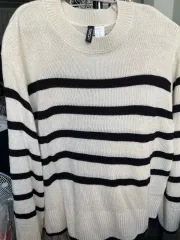 H&M Divided ストライプニット