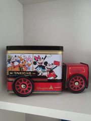 ディズニー ランチボックス ビンテージ ブリキ アンティーク 1970 消防 