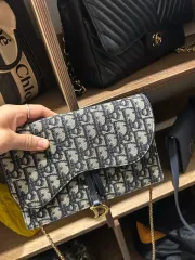 フルセット 状態良し) Dior オブリーク サドル WOC チェーン ショルダー クロスバックのサムネイル