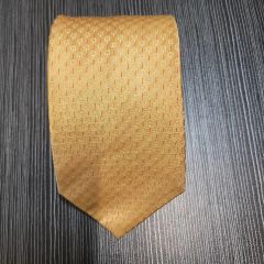 美品】CELINE セリーヌ ネクタイ タイ 柄 模様 オレンジ マカダム
