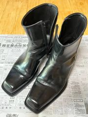 buffalo bobs leather heel boots hedi y2k - メルカリ