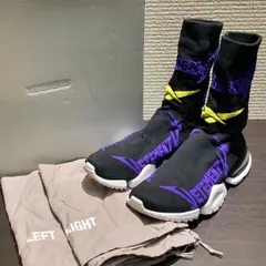 ヴェトモン × リーボック VETEMENTS × Reebok メタルソックブーツ ニットスニーカー 黒 ブラック [29cm] メンズ E407/T16/Y06のサムネイル