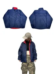 コロンビア ネイビー レッド リバーシブル タタン CHECK ジャケットのサムネイル