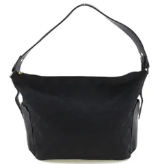【Salvatore Ferragamo】サルヴァトーレフェラガモ ワンショルダー ガンチーニ ホーボーバッグ AB-21 2779 キャンバス×レザー 黒 レディース ショルダーバッグ フェラガモ ワンショルダー バッグ Salvatore Ferragam ガンチーニ