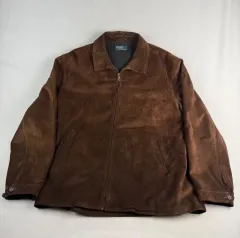 ポロラルフローレン スウェード ヘリントン ジャケット XL